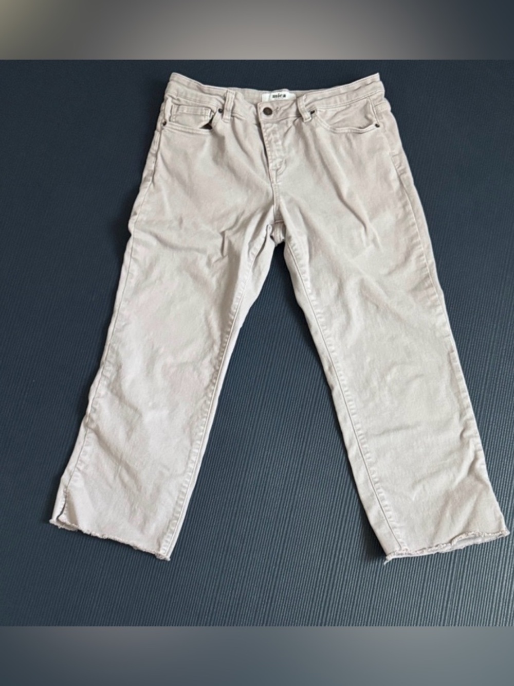 Mica - lavender/gray denim